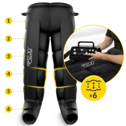 4FIZJO Aparat do drenażu limfatycznego Air Compression Therapy System MED C8 rozm. uniwersalny Outlet