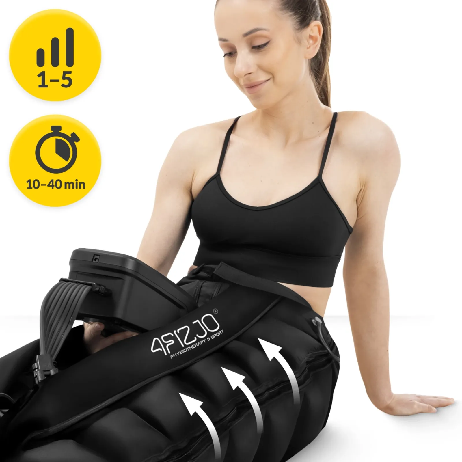 4FIZJO Aparat do drenażu limfatycznego Air Compression Therapy System PRO C8 rozm. uniwersalny Best