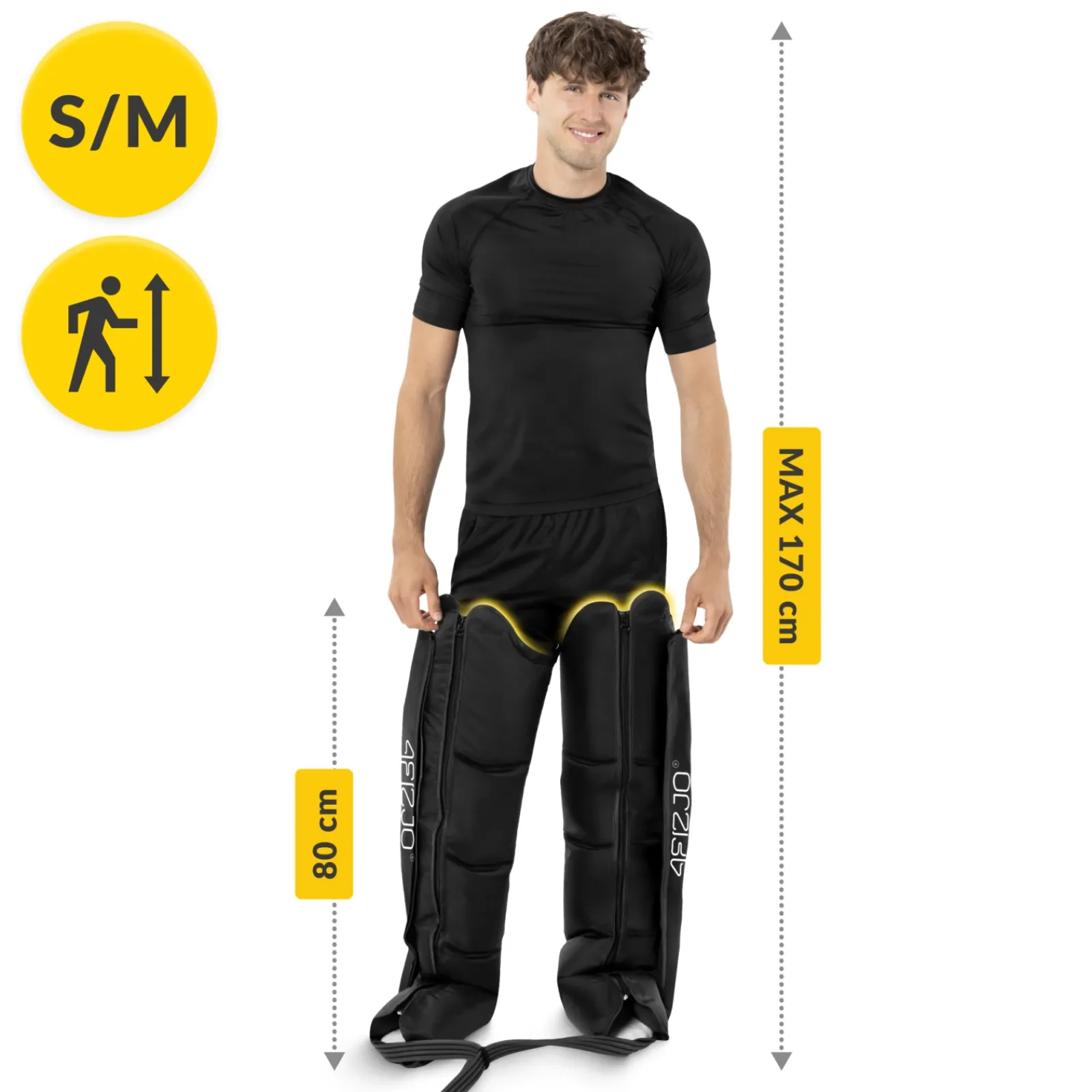 4FIZJO Aparat do drenażu limfatycznego Air Compression Therapy System STD C4 rozm. S/M Clearance