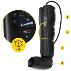 4FIZJO Aparat do drenażu limfatycznego Air Compression Therapy System ACTIVE C4 rozm. uniwersalny Clearance