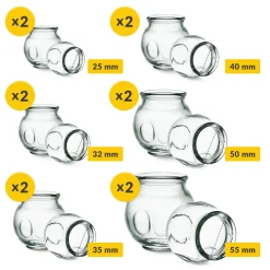 4FIZJO Bańki chińskie ogniowe szklane 12 szt. New