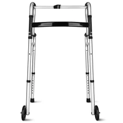 4FIZJO Balkonik aluminiowy dwufunkcyjny z kółkami