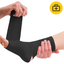 4FIZJO Bandaż kohezyjny samoprzylepny 4,5 m × 10 cm Czarny Clearance