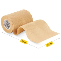 4FIZJO Bandaż kohezyjny samoprzylepny 4,5 m × 10 cm Beżowy Clearance