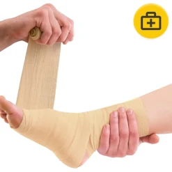 4FIZJO Bandaż kohezyjny samoprzylepny 4,5 m × 10 cm Beżowy Clearance
