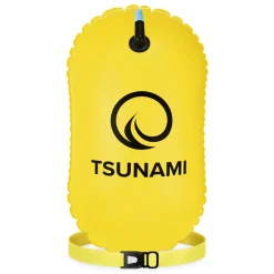 4FIZJO Bojka asekuracyjna do pływania dmuchana TSUNAMI żółta Outlet