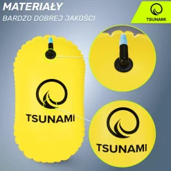 4FIZJO Bojka asekuracyjna do pływania dmuchana TSUNAMI żółta Outlet