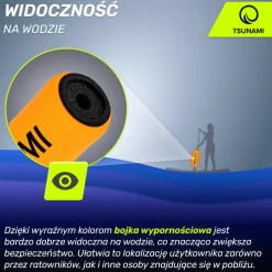 4FIZJO Bojka wypornościowa pływak do wiosła SUP PRO pomarańczowy Online