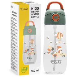 4FIZJO Butelka na wodę dla dzieci BALONY 550 ml New