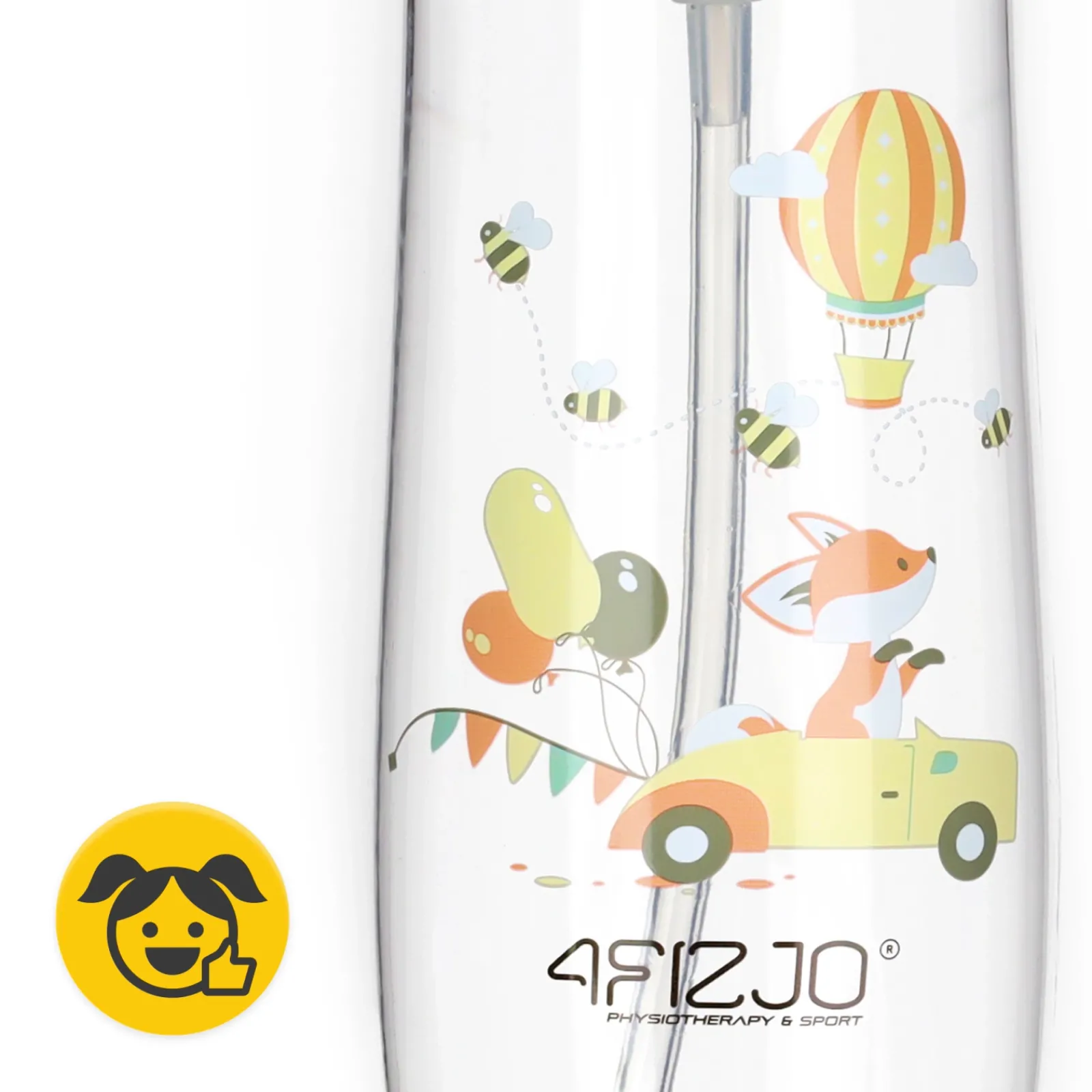 4FIZJO Butelka na wodę dla dzieci BALONY 550 ml New