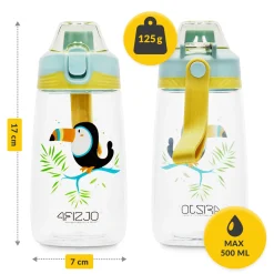 4FIZJO Butelka na wodę dla dzieci TUKAN 500 ml Discount
