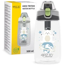 4FIZJO Butelka na wodę dla dzieci MIŚ 500 ml Outlet