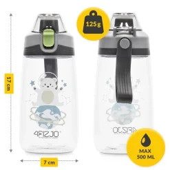 4FIZJO Butelka na wodę dla dzieci MIŚ 500 ml Outlet