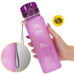 4FIZJO Butelka sportowa na wodę 650 ml różowa Discount