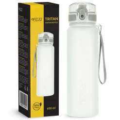 4FIZJO Butelka sportowa na wodę 650 ml szara