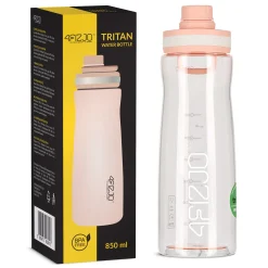 4FIZJO Butelka sportowa na wodę 850 ml różowa New