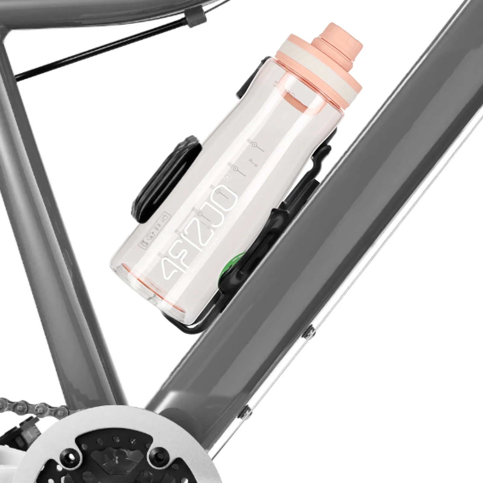 4FIZJO Butelka sportowa na wodę 850 ml różowa New
