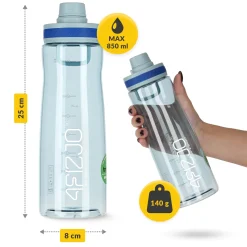 4FIZJO Butelka sportowa na wodę 850 ml niebieska Sale