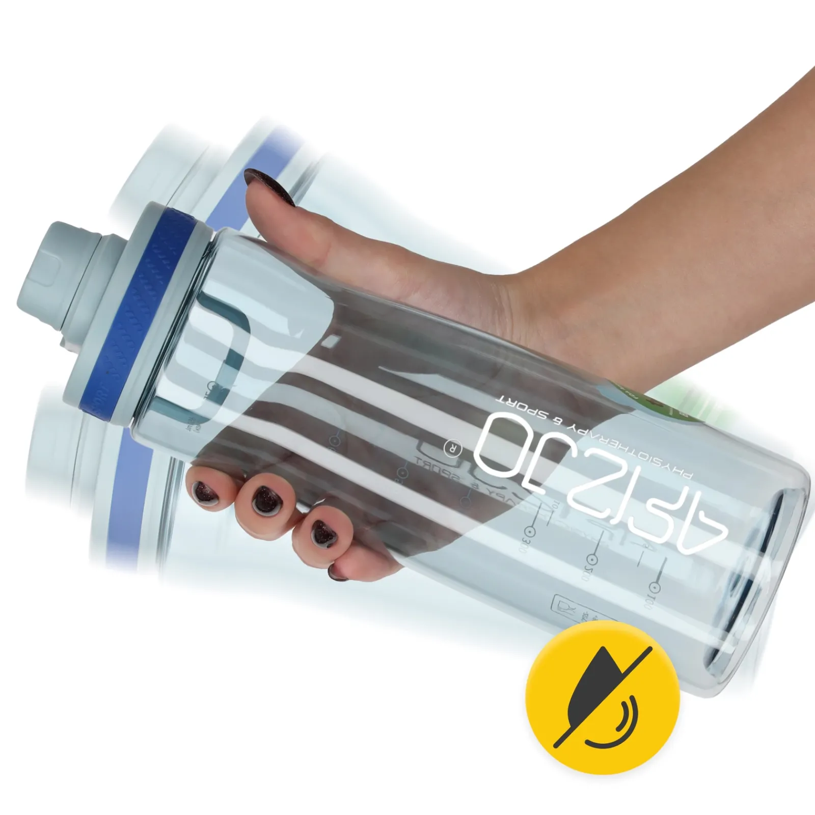 4FIZJO Butelka sportowa na wodę 850 ml niebieska Sale