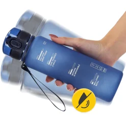 4FIZJO Butelka sportowa na wodę 650 ml niebieska Hot