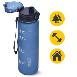 4FIZJO Butelka sportowa na wodę 650 ml niebieska Hot