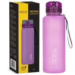 4FIZJO Butelka sportowa na wodę 1L różowa Outlet