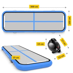 4FIZJO Ścieżka akrobatyczna AIR MAT 3 x 1 x 0,15 m Online