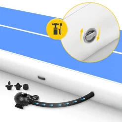 4FIZJO Ścieżka akrobatyczna AIR MAT PRO 8 x 2 x 0,3 m z pompką Discount