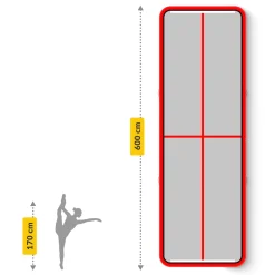 4FIZJO Ścieżka akrobatyczna AIR MAT 6 x 2 x 0,2 m
