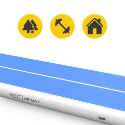4FIZJO Ścieżka akrobatyczna AIR MAT PRO 15 x 2 x 0,3 m z pompką Best