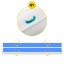 4FIZJO Ścieżka akrobatyczna AIR MAT PRO 12 x 2 x 0,3 m z pompką Hot