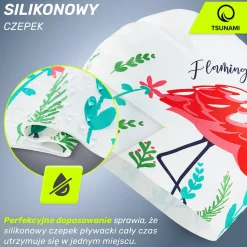 4FIZJO Czepek na basen damski TSUNAMI FLAMINGO Online