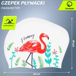 4FIZJO Czepek na basen damski TSUNAMI FLAMINGO Online