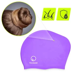 4FIZJO Czepek na basen unisex TSUNAMI fioletowy Discount