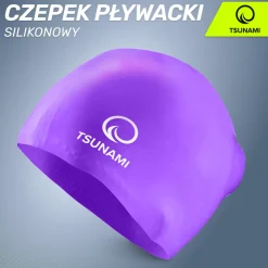 4FIZJO Czepek na basen unisex TSUNAMI fioletowy Discount