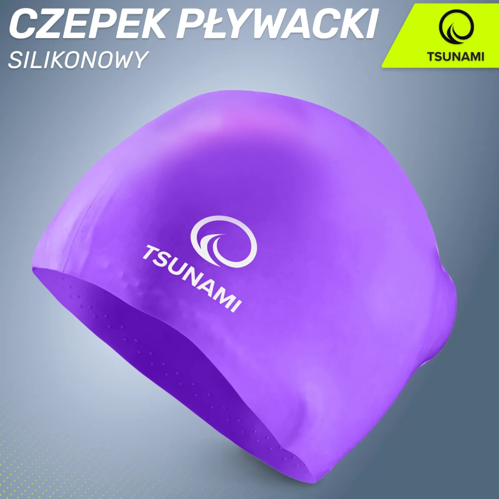 4FIZJO Czepek na basen unisex TSUNAMI fioletowy Discount