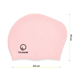 4FIZJO Czepek na basen unisex TSUNAMI różowy Outlet