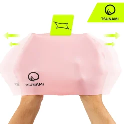 4FIZJO Czepek na basen unisex TSUNAMI różowy Outlet
