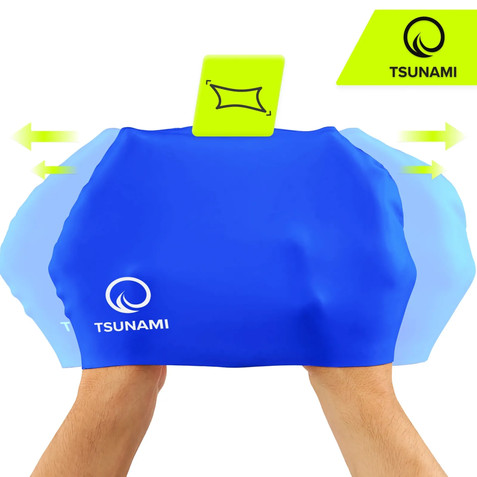4FIZJO Czepek na basen unisex TSUNAMI granatowy