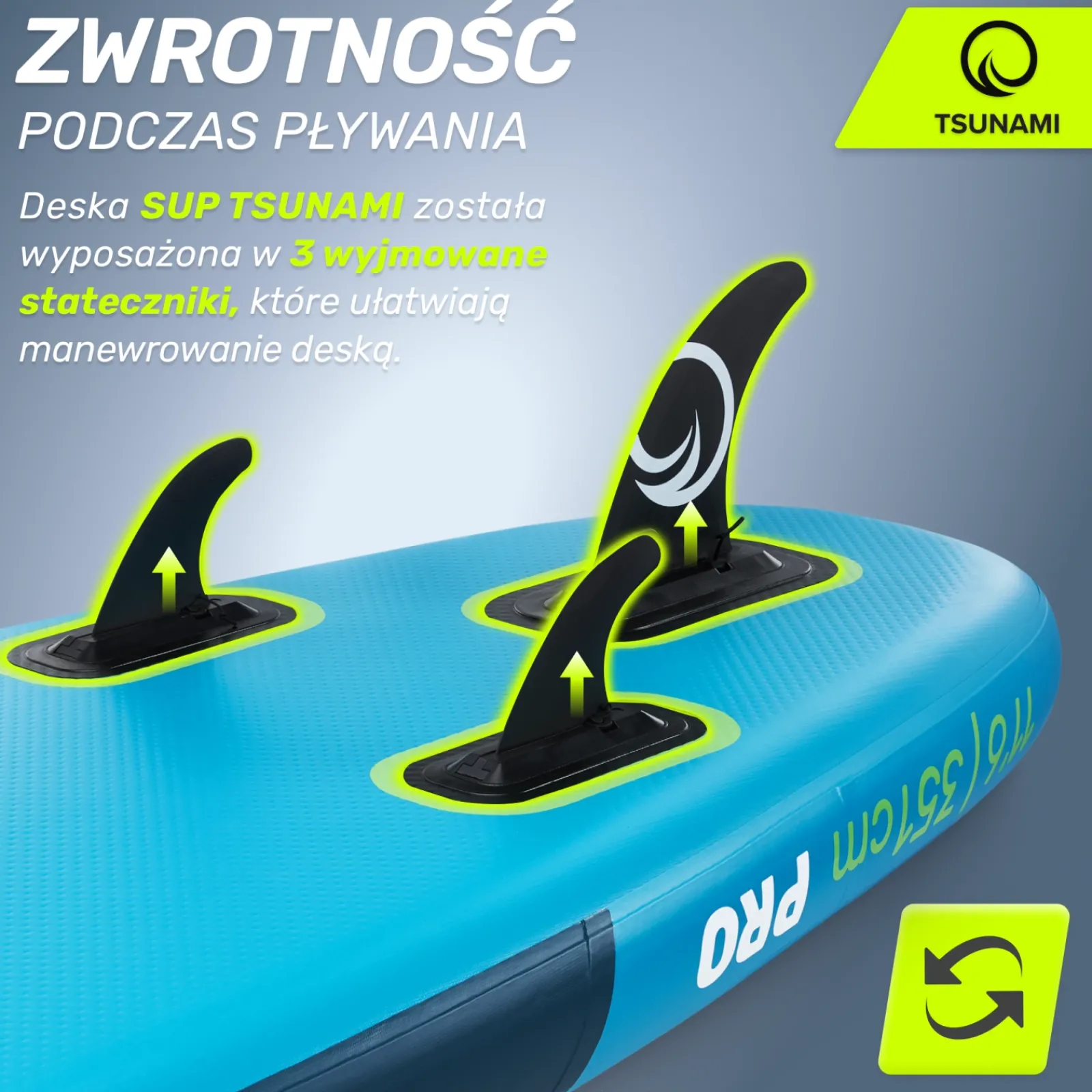 4FIZJO Deska SUP PRO TSUNAMI paddle board 350 cm T15 Sale