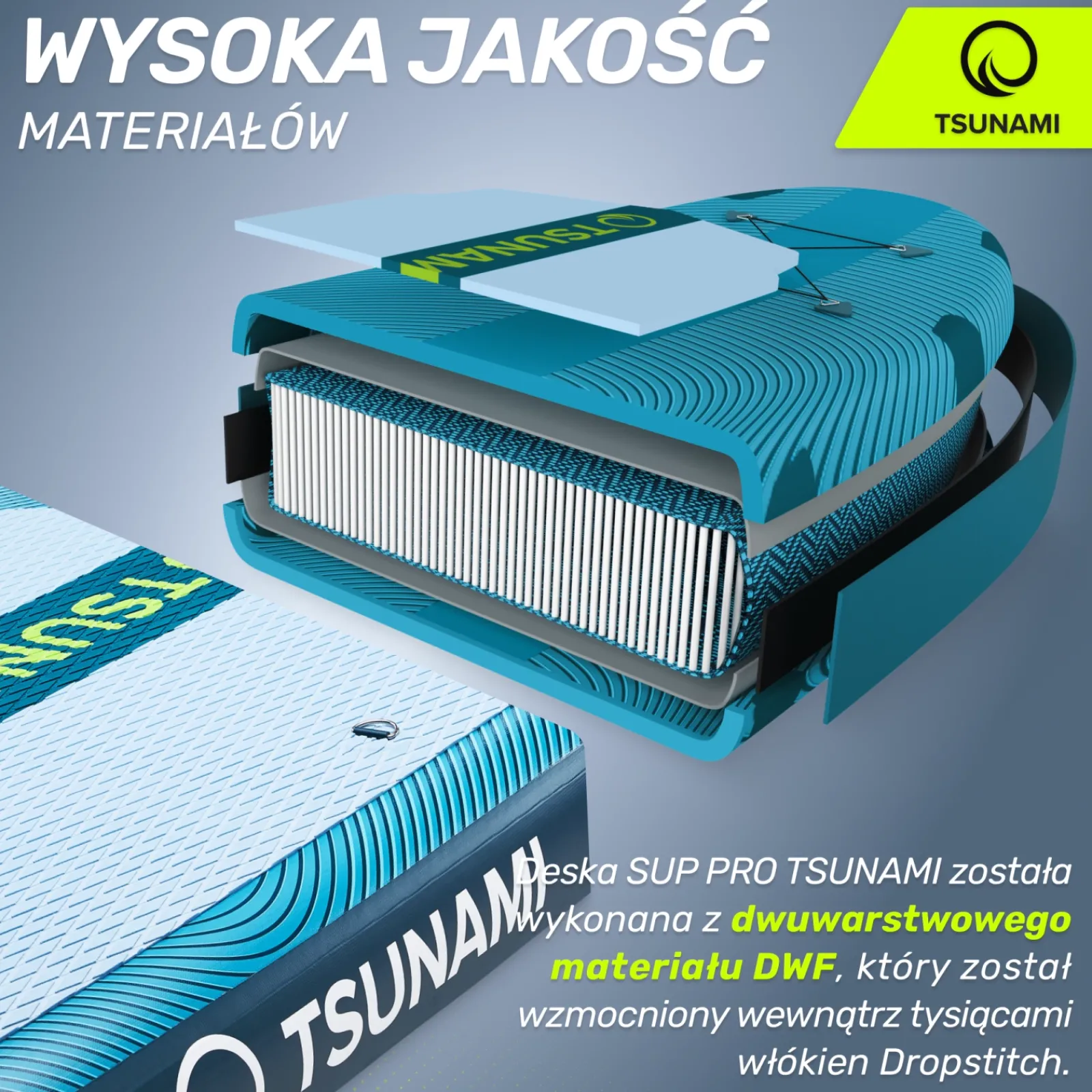 4FIZJO Deska SUP PRO TSUNAMI paddle board 350 cm T15 Sale
