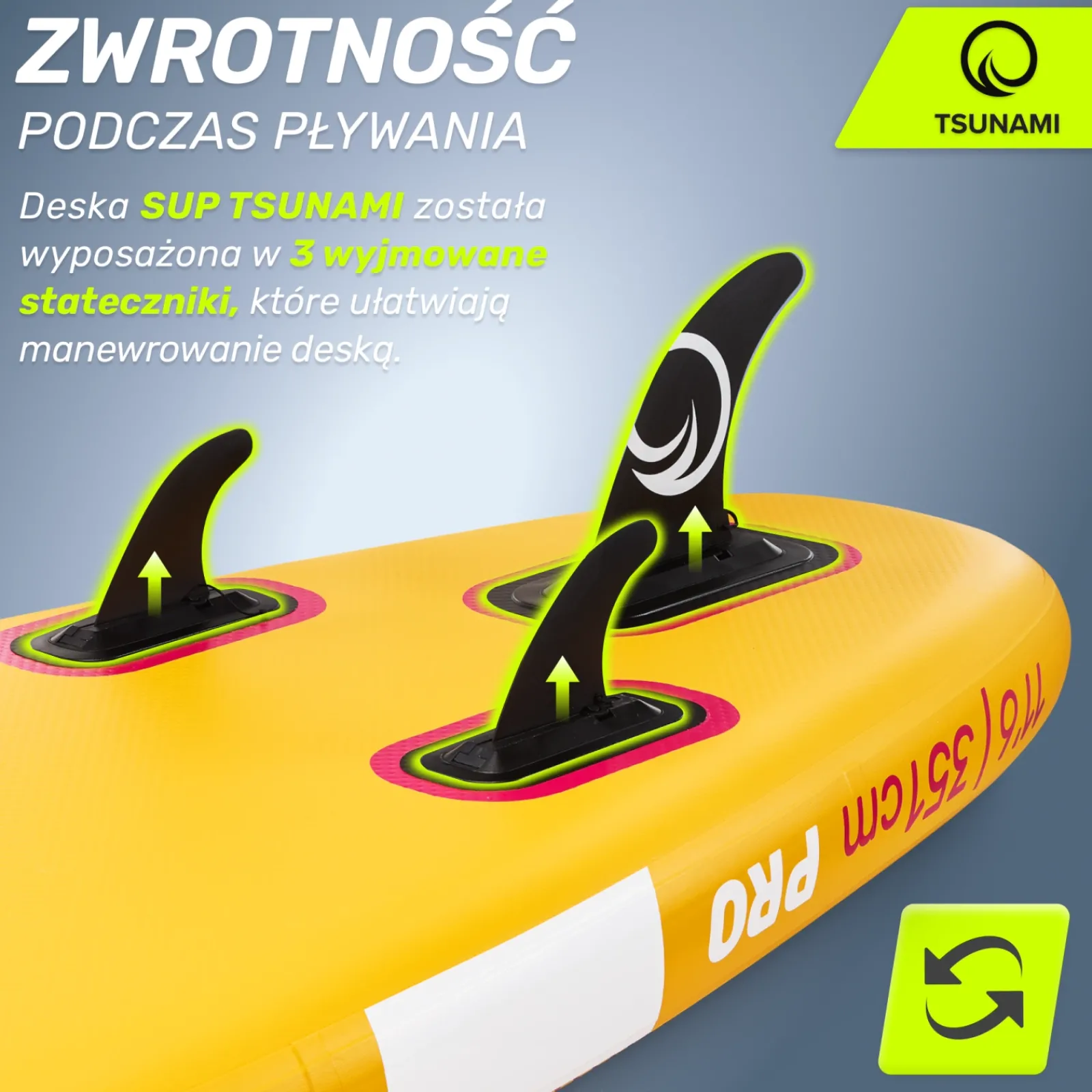 4FIZJO Deska SUP PRO TSUNAMI paddle board 350 cm T11