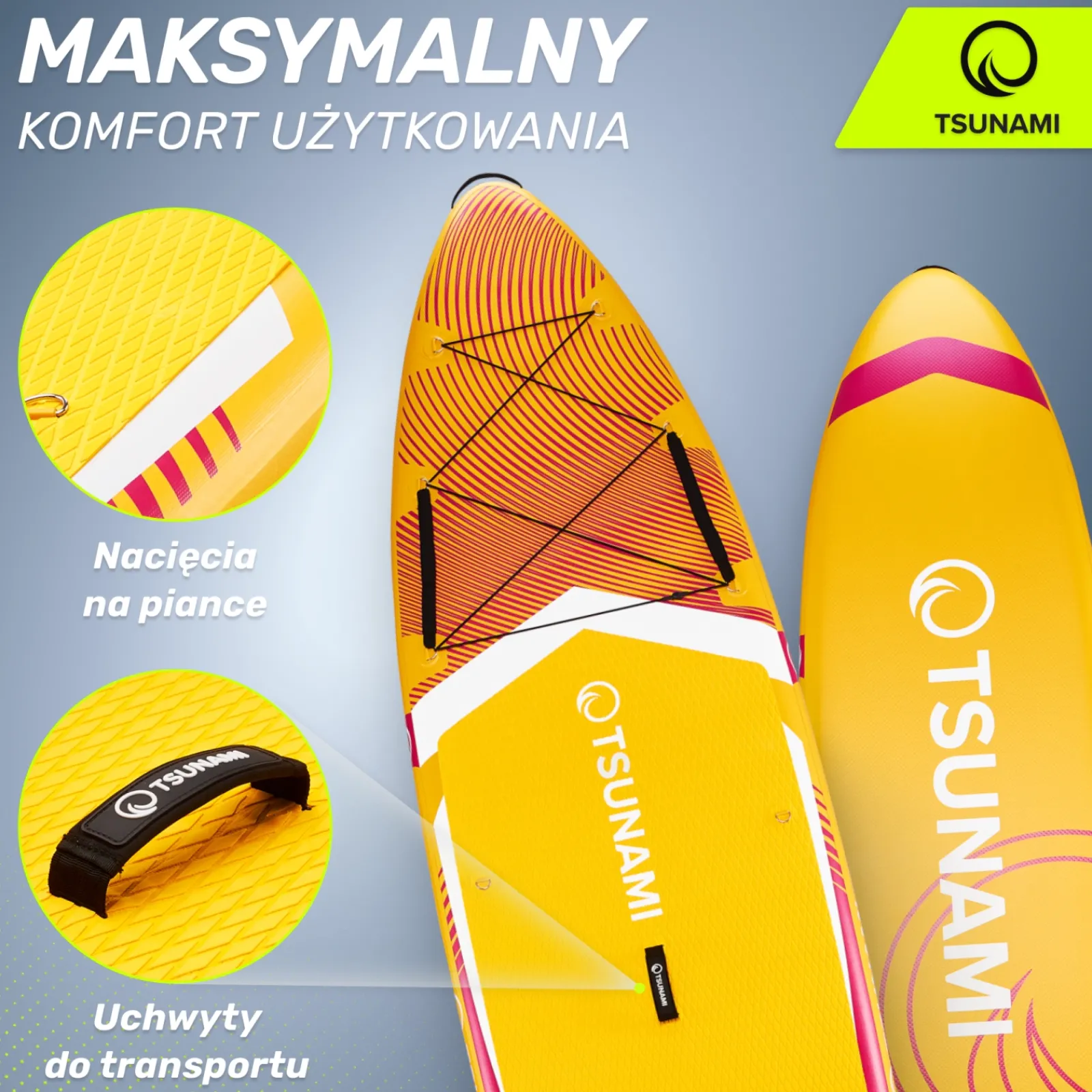 4FIZJO Deska SUP PRO TSUNAMI paddle board 350 cm T11