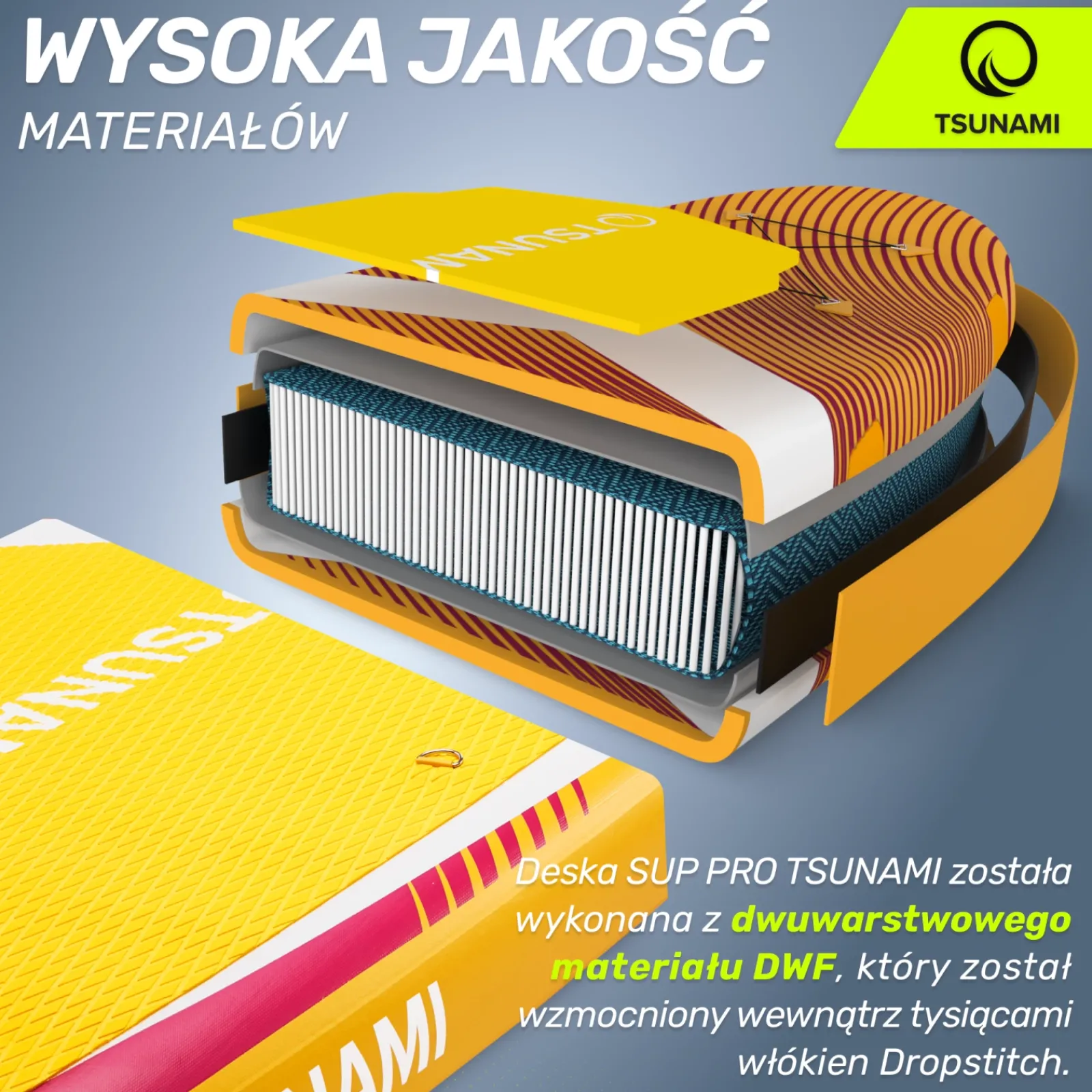 4FIZJO Deska SUP PRO TSUNAMI paddle board 350 cm T11