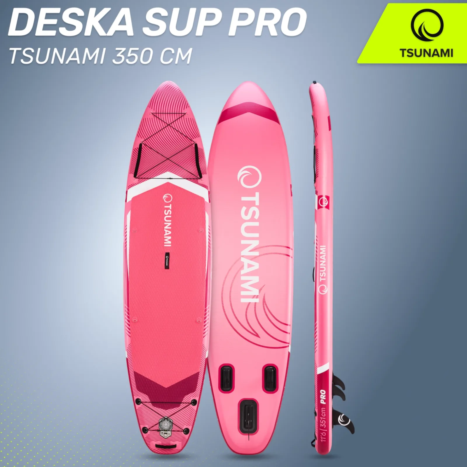 4FIZJO Deska SUP PRO TSUNAMI paddle board 350 cm T10 Clearance