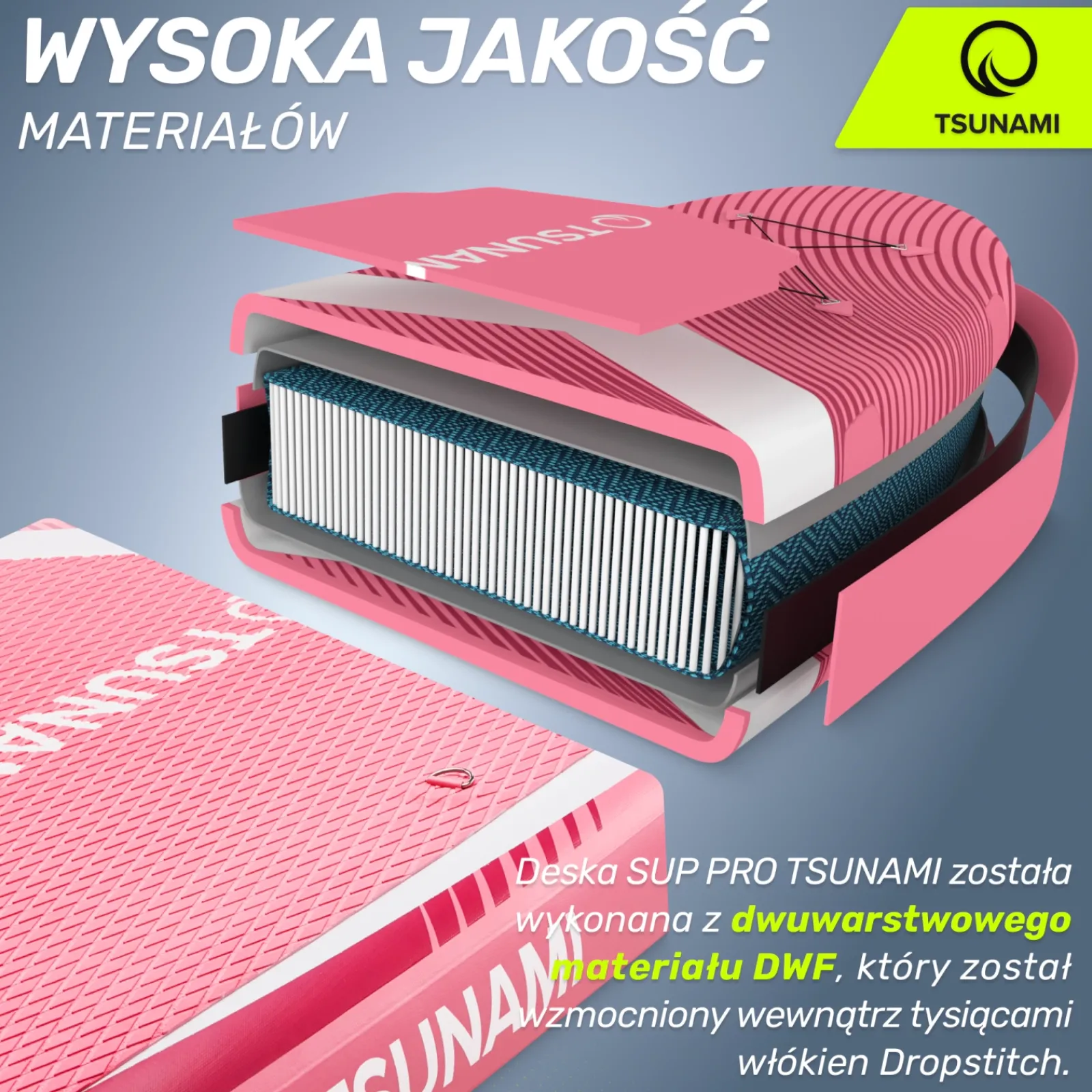 4FIZJO Deska SUP PRO TSUNAMI paddle board 350 cm T10 Clearance
