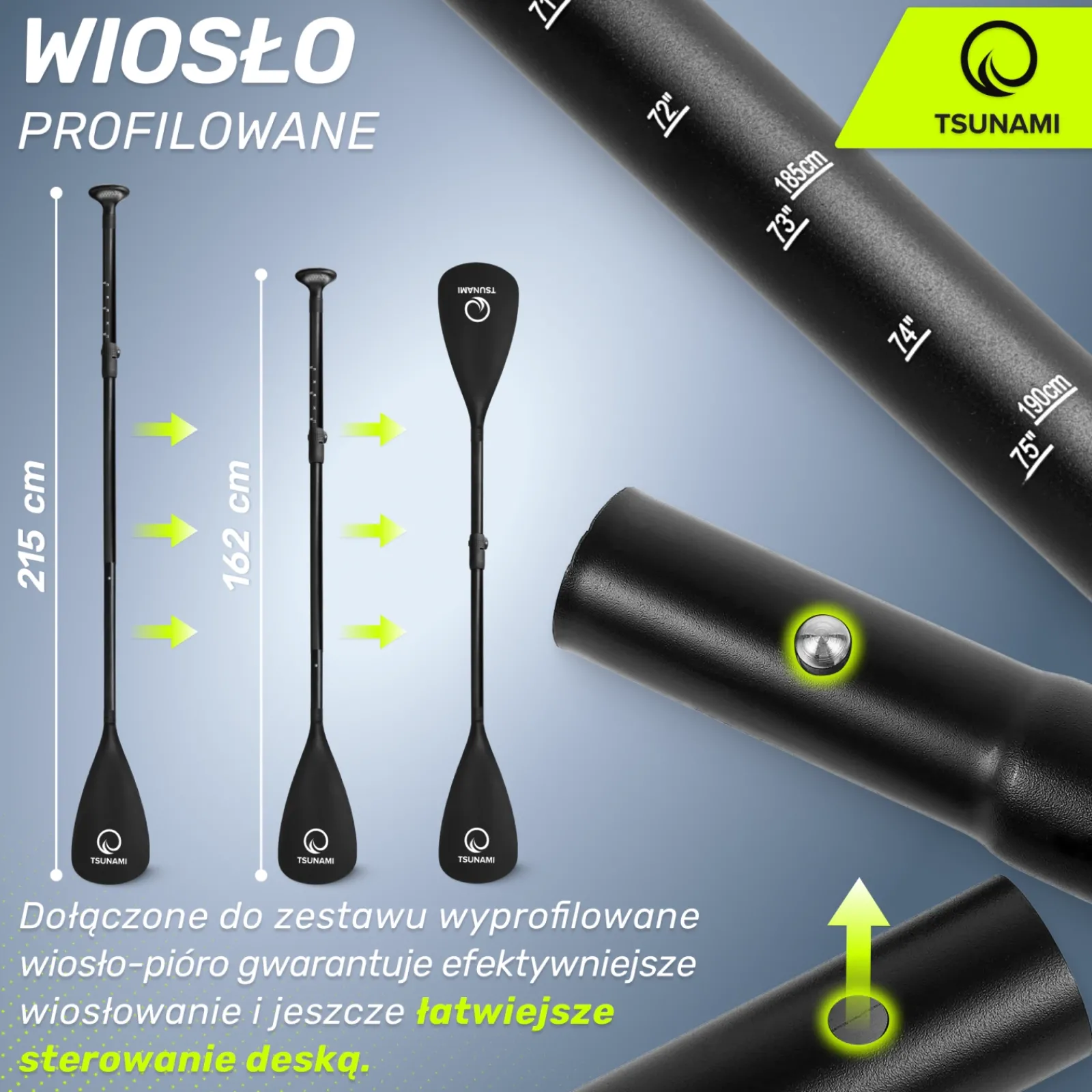 4FIZJO Deska SUP PRO TSUNAMI paddle board 350 cm T10 Clearance