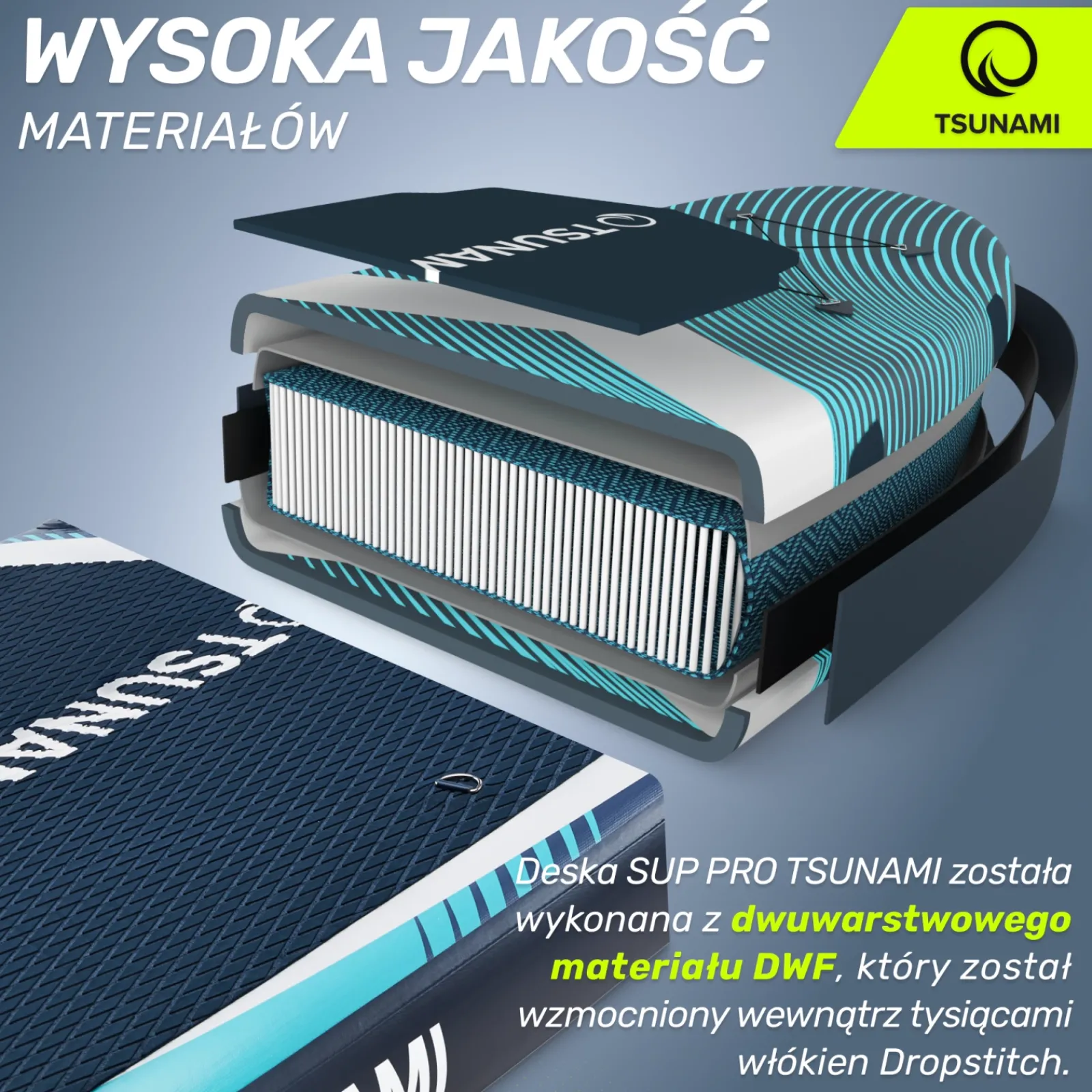 4FIZJO Deska SUP PRO TSUNAMI paddle board 350 cm T12
