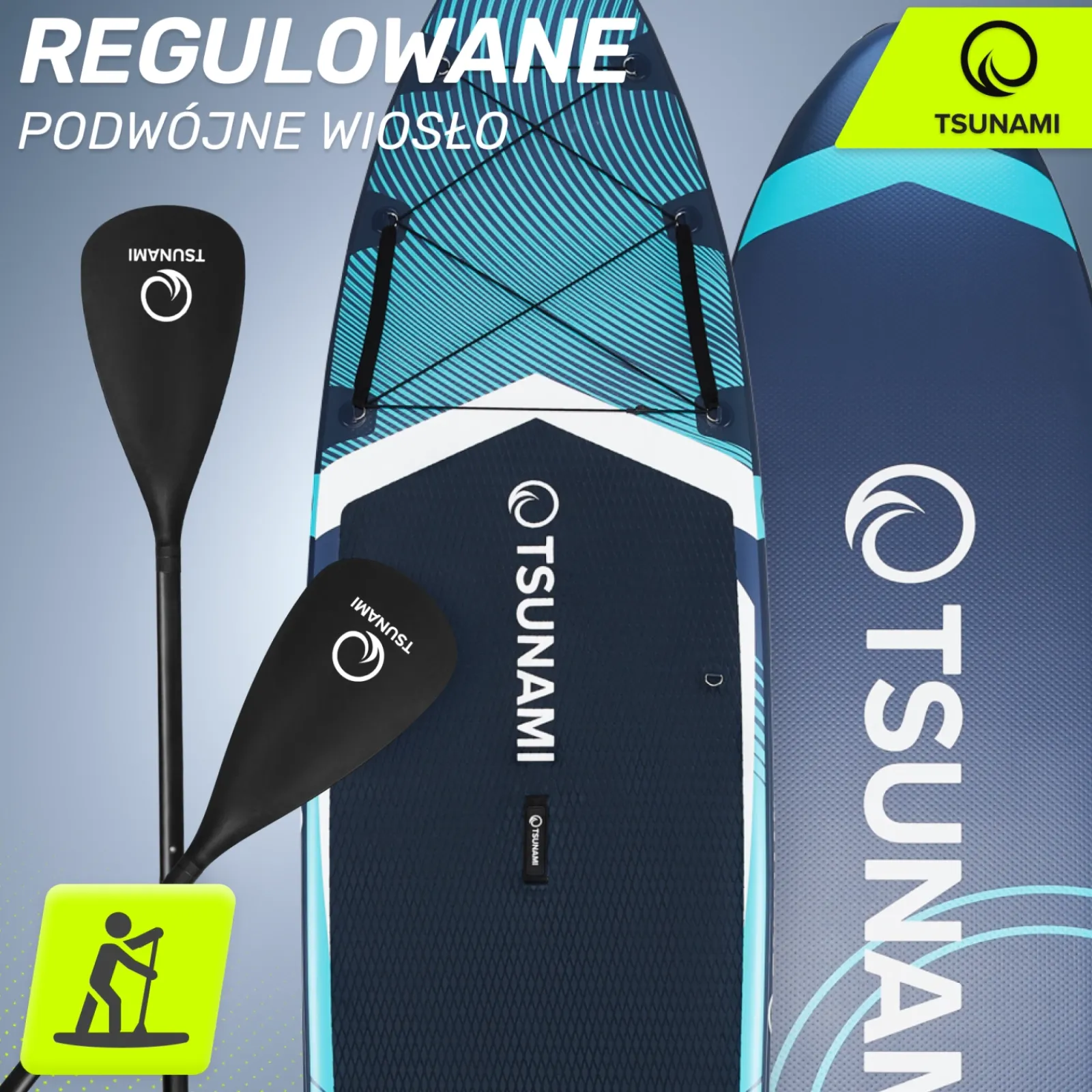 4FIZJO Deska SUP PRO TSUNAMI paddle board 350 cm T12