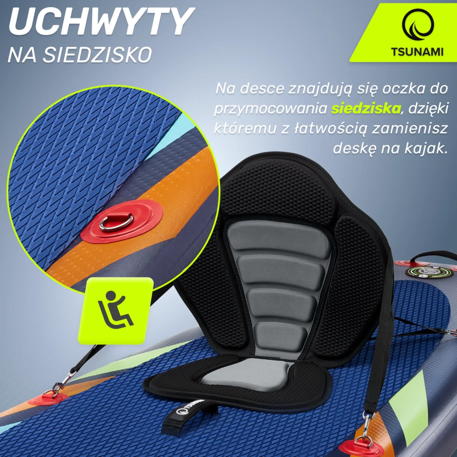 4FIZJO Deska SUP TSUNAMI paddle board 320 cm T08 Hot